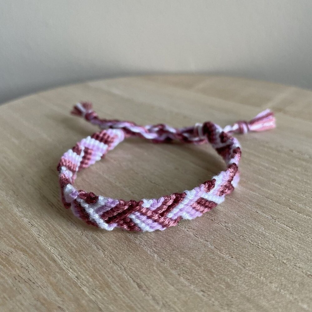 Lorraine Bracelet, anklet, trendy, comfortable, tie, embroidery thread, woven, g